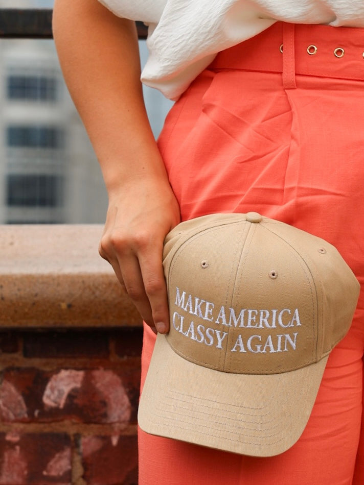 Beige Make America Classy Again Hat