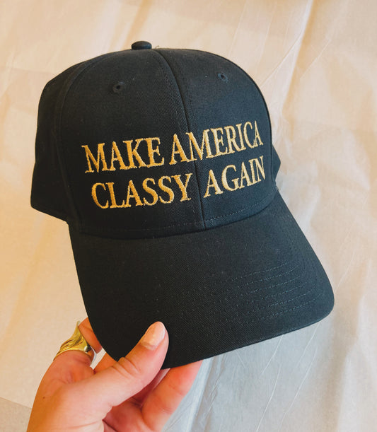 ✨ Black Make America Classy Again Hat ✨