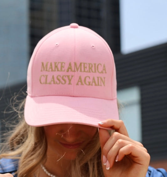 Pink Make America Classy Again Hat