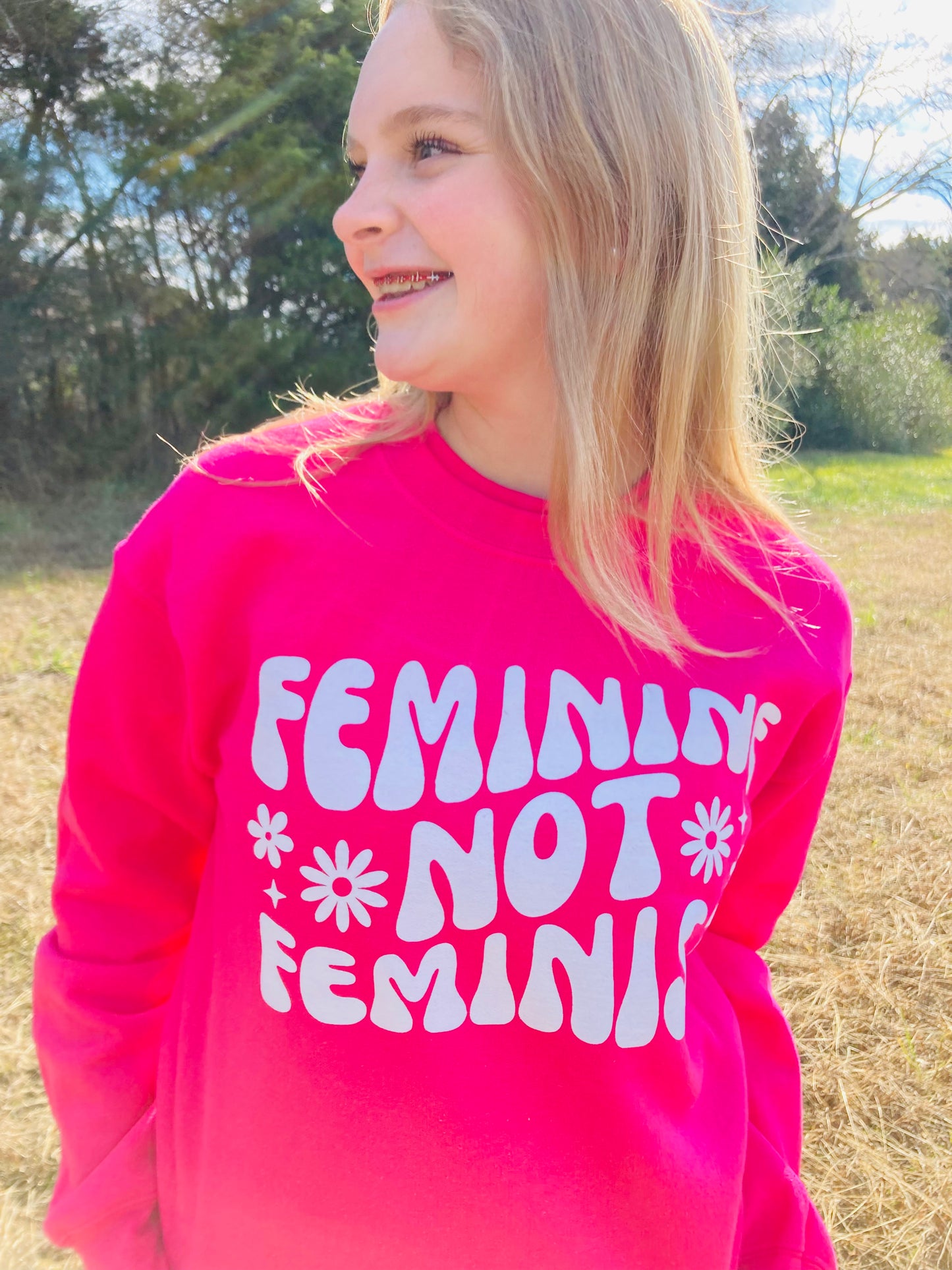 Feminine not Feminist Crewneck